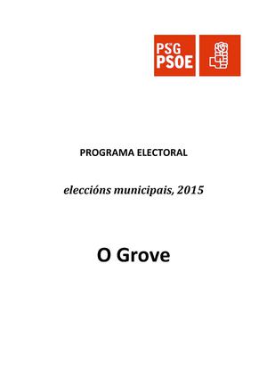 Programa Electoral O Grove