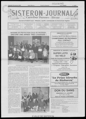 Le Sisteron Journal du 19/01/2008