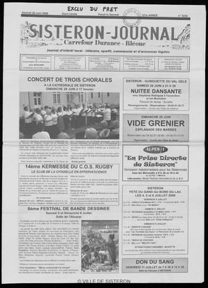 Le Sisteron Journal du 28/06/2008