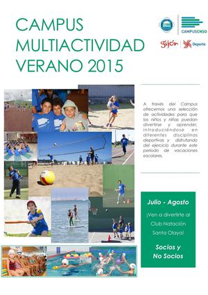 Folleto Campus Multiactividad Verano 2015