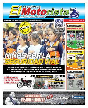 Periódico El Motorista 11 de Mayo del Año 2015