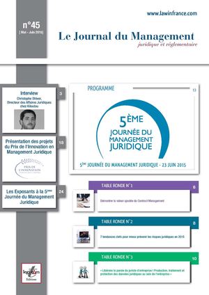 Journal duManagement Juridique n°45