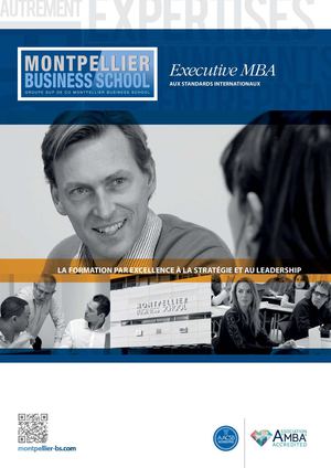 Programme Executive MBA - Montpellier Business School