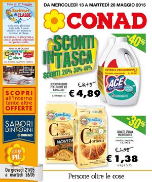 Volantino Conad Abruzzo Dal 13 Al 26 Maggio