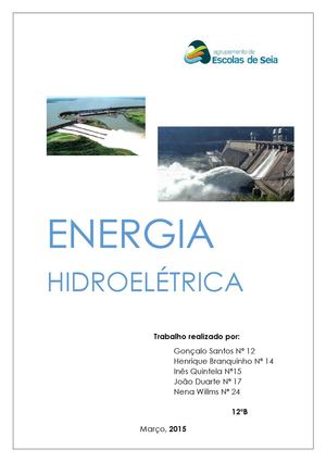 1 Energia Hidroelétrica