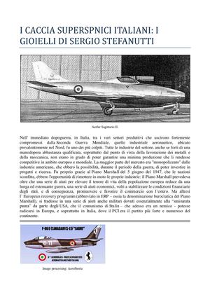 I Caccia Supersonici Italiani, I Gioielli Di Sergio Sefanutti