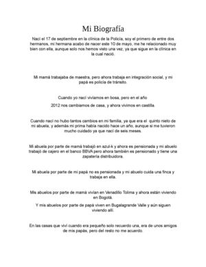 Mi Biografía