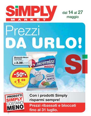 Volantino Simply Dal 14 Al 27 Maggio