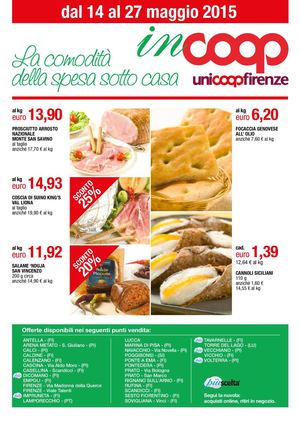 Volantino Uni Coop Firenze In Coop Dal 14 Al 27 Maggio