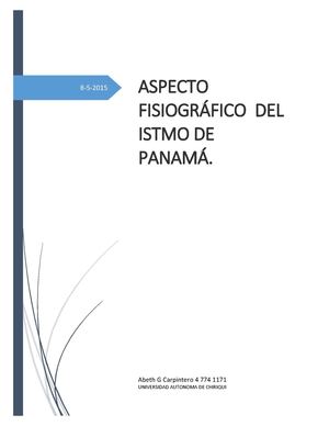 Aspecto Fisiogrã¡fico De Panamã¡
