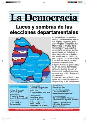 La Democracia Nº 177 - 15.05.15