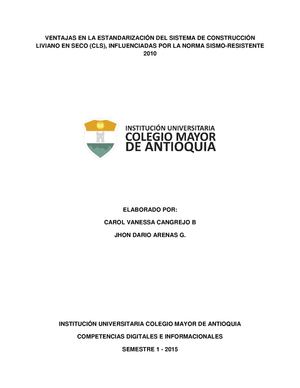 Ventajas En La Estandarización Del Sistema De Construcción Liviano En Seco