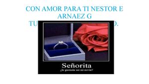 Con Amor Para Ti Nestor E Arnaez G