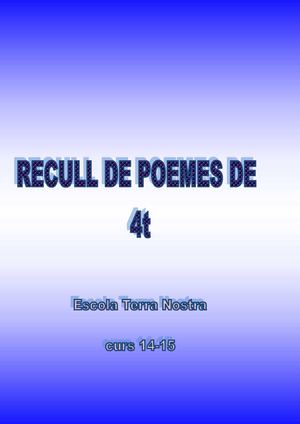 Recull Poemes 4t