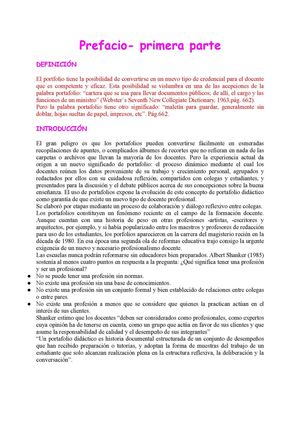 Reflexionando Sobre Los Porfolios En La Formación Docente