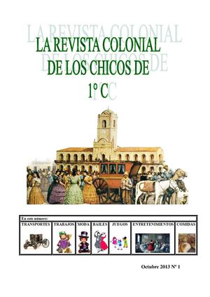 Revista Colonial de los chicos de 1°C