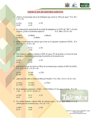 Ejercicios De Reforzamiento Cc Fe Fm 2015