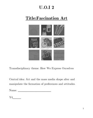 Y4 Pop Art Reading Comprehension