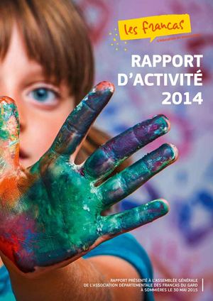 Rapport d'activités 2014 des Francas du Gard