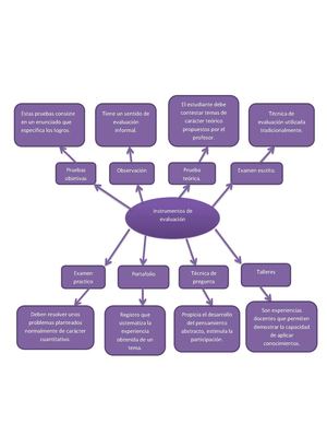 Mapa Conceptual, Instrumentos De Evaluacion