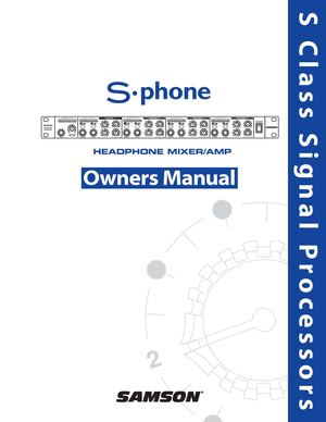 Samson Sphone manual