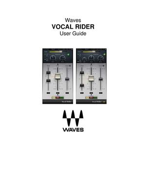 Waves Vocal Rider manual