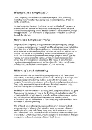 Cloud Computing
