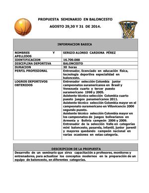 Propuesta De Trabajo Sergio Cardona