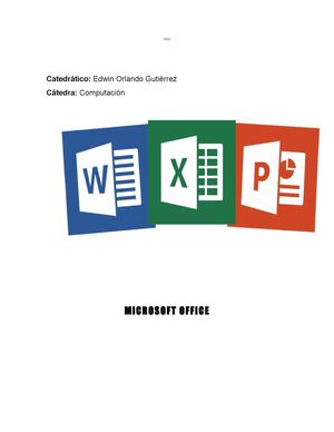Microsoft Office Trabajo