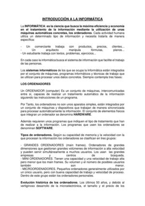 Introducción A La Informática