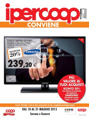 Volantino Iper Coop Liguria Dal 18 Al 31 Maggio