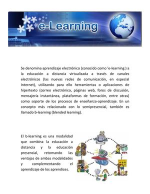 que es e learning