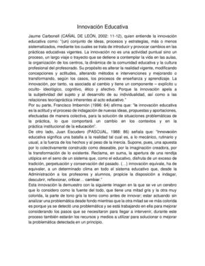Innovación Educativa