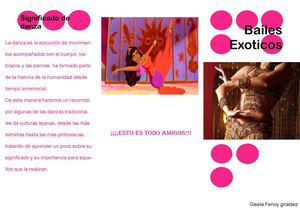 Triptico Danza