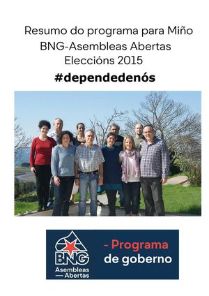 Programa BNG- ASAMBLEAS ABERTAS Miño