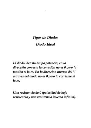 Diodo Ideal