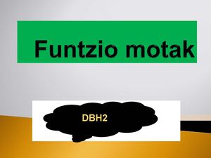 Grafikoak Eta Funtzioak Dbh2