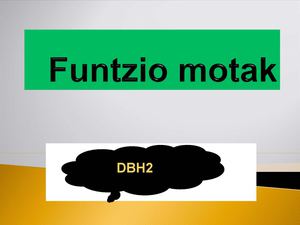 Grafikoak Eta Funtzioak Dbh2