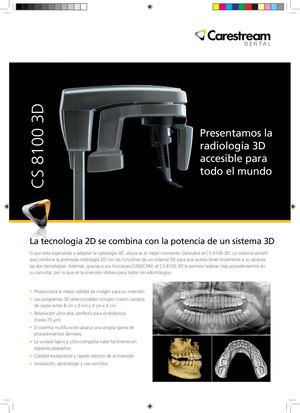 Panoramico 2D y 3D CS 8100 3D