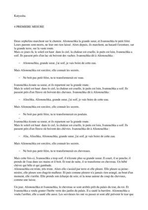 Alionouchka Et Ivanouchka