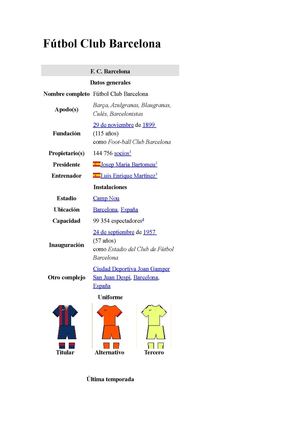 Fútbol Club Barcelona