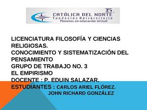 Diapositivas Empirismo