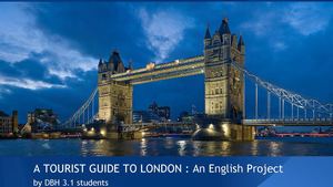 A Guide To London An English Project