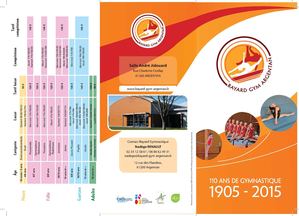 Plaquette Bayard Argentan Gymnastique