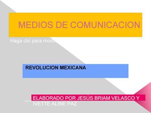 Medios De Comunicacion