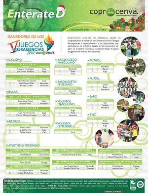 Enterate D, Edición No. 61
