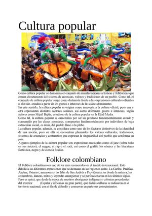 Cultura Popular