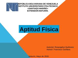 Aptitud Fisica