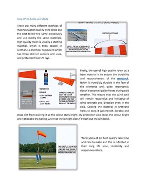 How Wind Socks Are Made