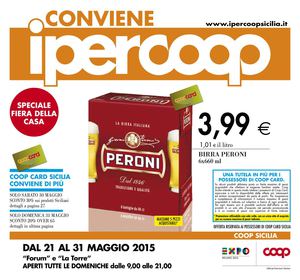 Volantino Iper Coop Sicilia Dal 21 Al 31 Maggio